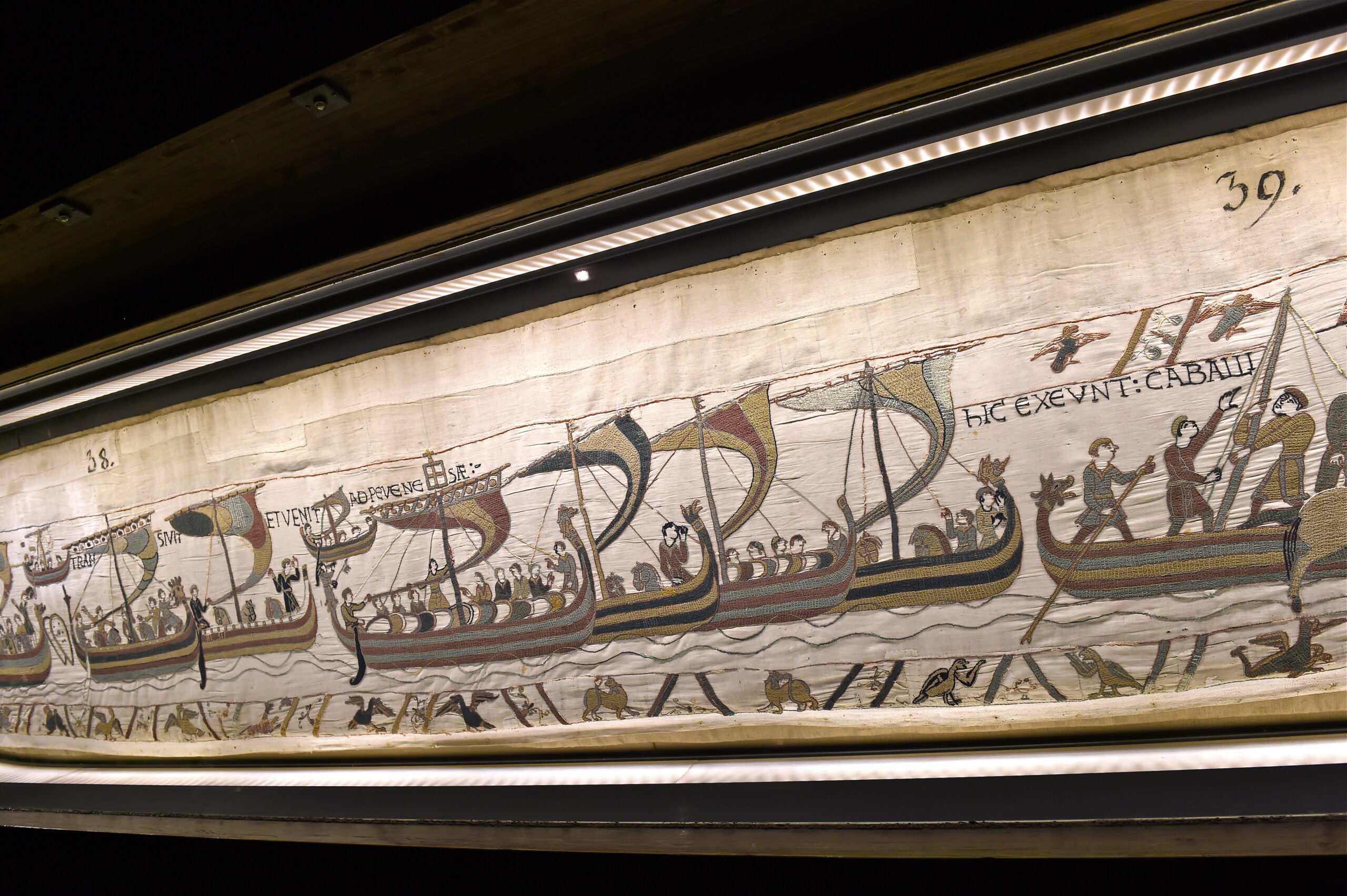 Inside the Bayeux Tapestry Museum